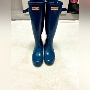 Hunter Boots-Brushed Blue